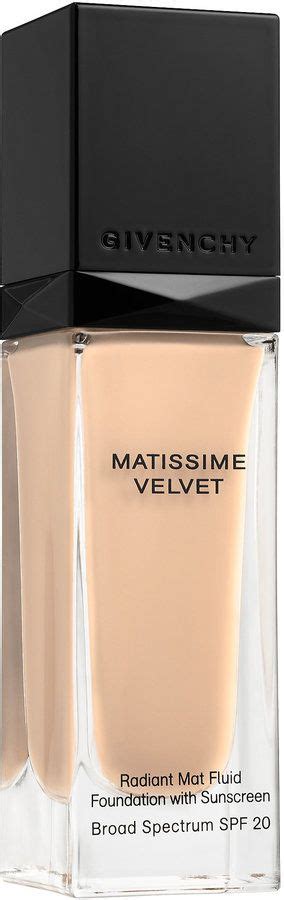 givenchy velvet fluid foundation|Matissime Velvet Radiant Mattifying Fluid Foundation SPF 20.